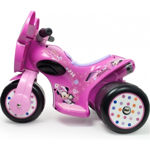 Injusa Minnie Mouse Samurai Trimoto Accuvoertuig 6v Roze