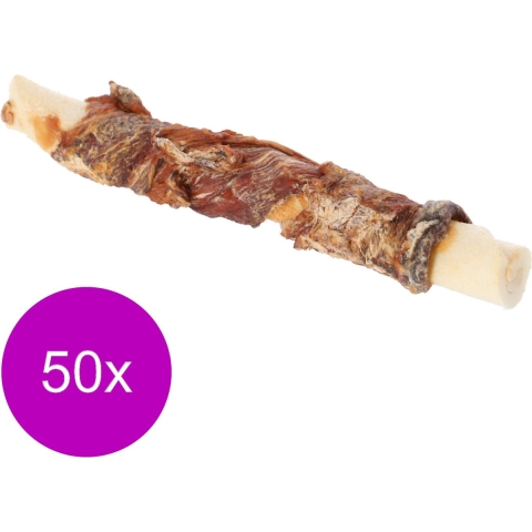 Timo Runder Kauwstick - Hondensnacks - 50 x Eend 14 cm 30-40 g