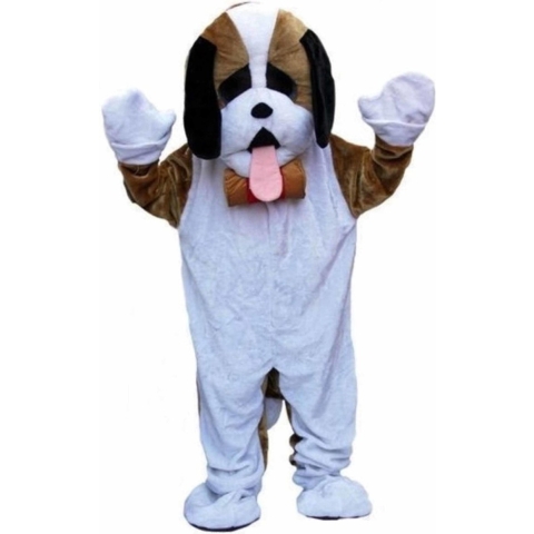 Pluche hond kostuum voor volwassenen
