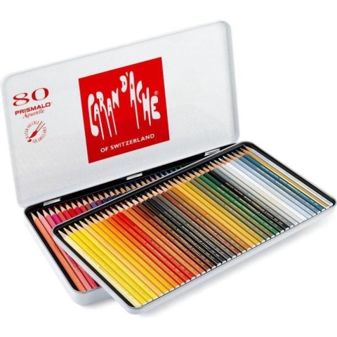 Kleurpotloden Caran d'Ache Prismalo 80stuks assorti
