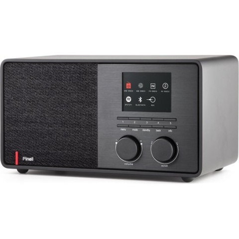 Pinell Supersound 301 - DAB+ Internetradio - zwart