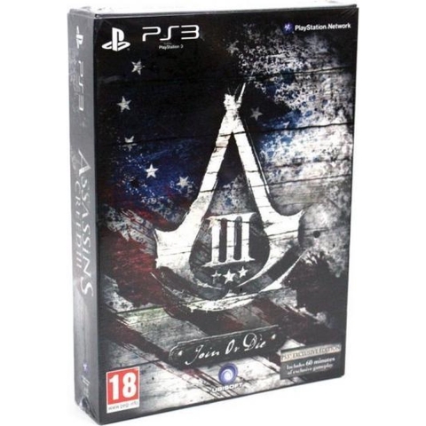 Sony Assassin's Creed III Join or Die Limited Edition, PS3, PlayStation 3, Multiplayer modus, M (Volwassen)