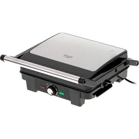 Adler AD 3051 - elektrische contact grill XL - RVS