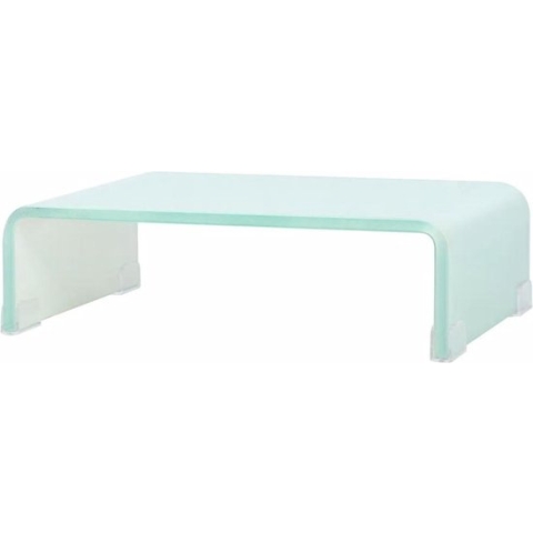 vidaXL-Tv-meubel/monitorverhoger-40x25x11-cm-glas-groen-groen