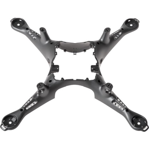 DJI Phantom 4 Pro middenkap - Middle Cover Dark Grey - Donkergrijs