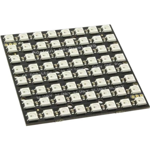 Ontwikkelingsbord NeoPixel NeoMatrix 8x8 - 64 RGB LED Pixel Matrix Adafruit 1487