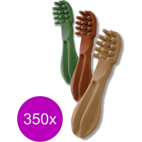 Whimzees Tandenborstel - Hondensnacks - 350 x Dental 6.4 cm Xsmall
