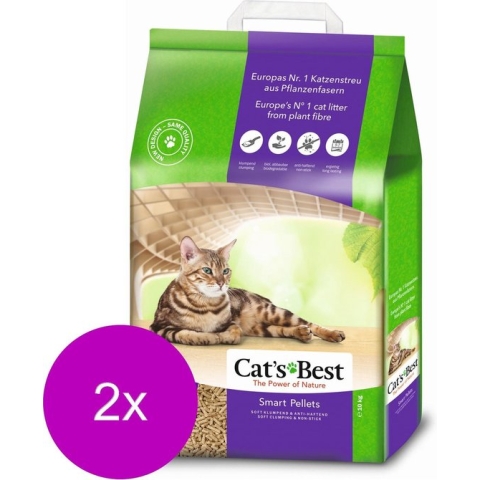 Cat's Best Smart Pallets - Kattenbakvulling - 2 x 20 l