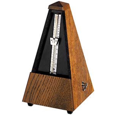 Wittner M 818 metronoom Pyramide eik bruin houtbehuizing - Accessoire voor keyboards