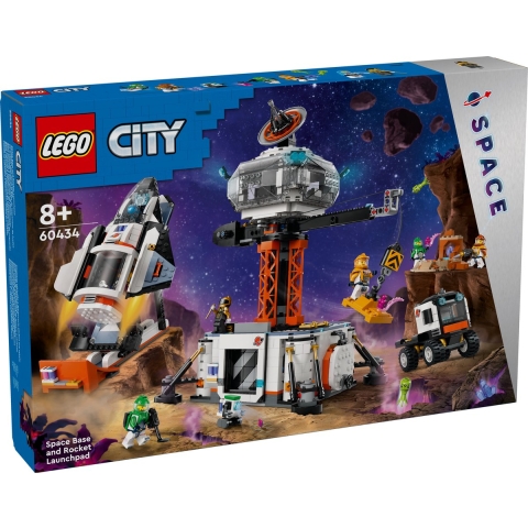 LEGO 60434 City Ruimtebasis en raketlanceringsplatform set