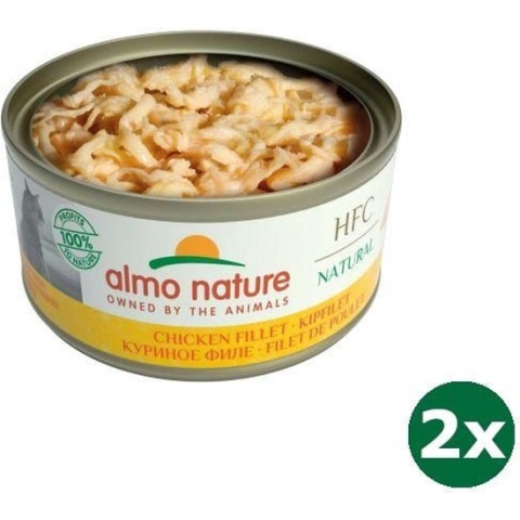 Almo nature cat kipfilet kattenvoer 48x 24x70 gr
