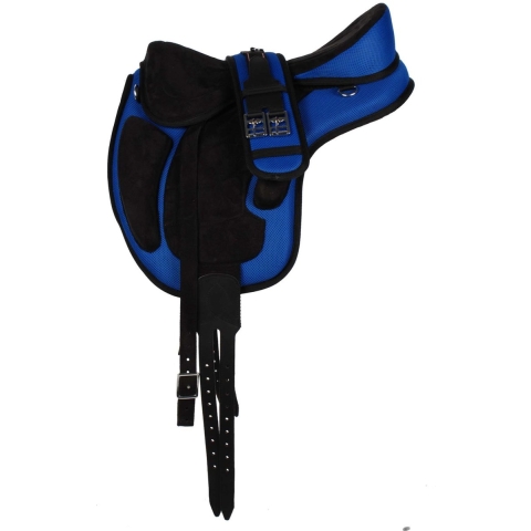 Pagony boomloos zadel compleet Blauw maat:17 inch