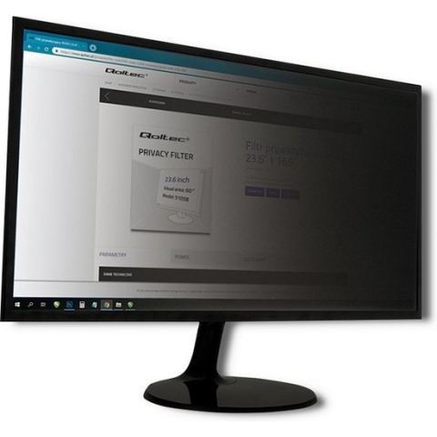 Qoltec 51056, 55,9 cm (22"), 16:10, Monitor, Privacy