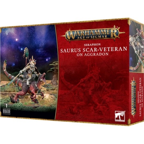 Seraphon Saurus Scar-Veteran on Aggradon