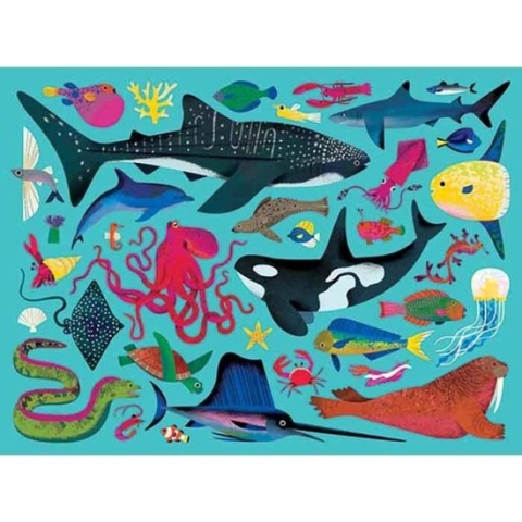 Crocodile Creek puzzel Sea Animals - 500 stukjes