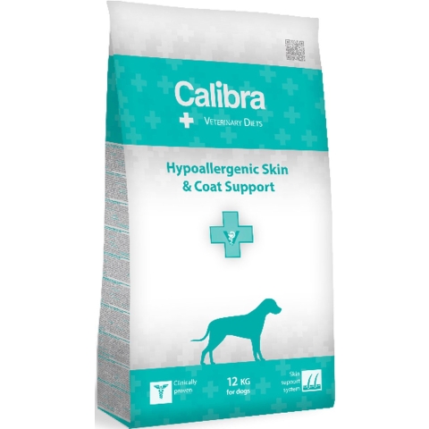 Calibra Dog Veterinary Diets Hypoallergenic Skin and Coat Support 12 kg