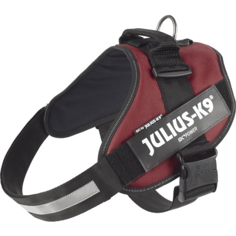 Julius-K9 IDC®Powertuig, 2XL - maat 3, claret bruin