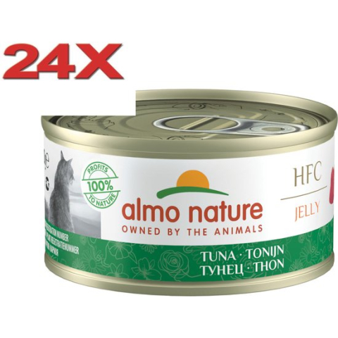 Almo Nature HFC - Kattenvoer - Jelly Tonijn - 24x70gr
