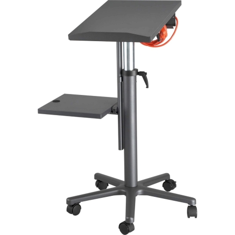 Beamertafel pro, incl. stekkerdoos, melamine - Antraciet
