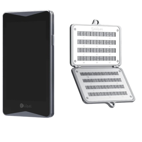 Ellipal Titan 2.0 Bundel + Ellipal Seed Phrase Steel - Hardware Wallet - Seed Phrase Protector