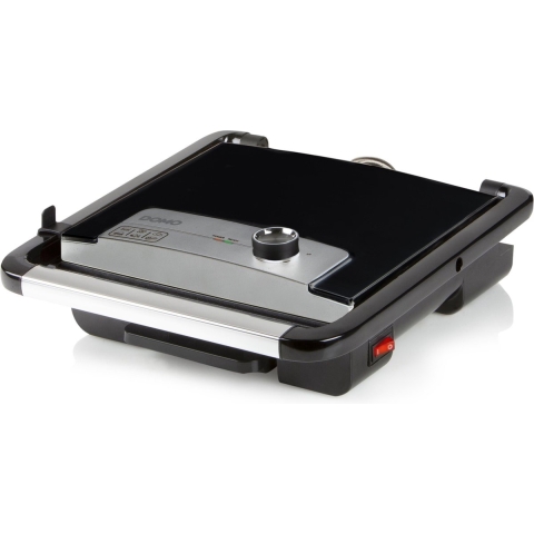Domo DO9245G - Panini Contact Grill  Cool touch behuizing - Zwart