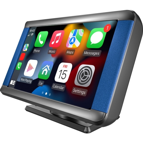 DrPhone CarPlayStream ProTouch - MP5 Speler - Mirrorlink - CarPlay IOS / Android Auto - Bluetooth FM - Micro SD / USB / USB-C