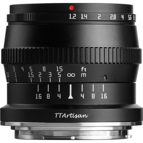 TT Artisan - Cameralens - 50mm F1.2 APS-C voor Canon RF-vatting, zwart