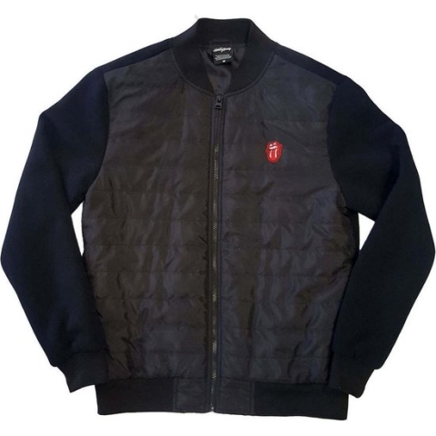 The Rolling Stones - Classic Tongue Jacket - M - Grijs/Zwart