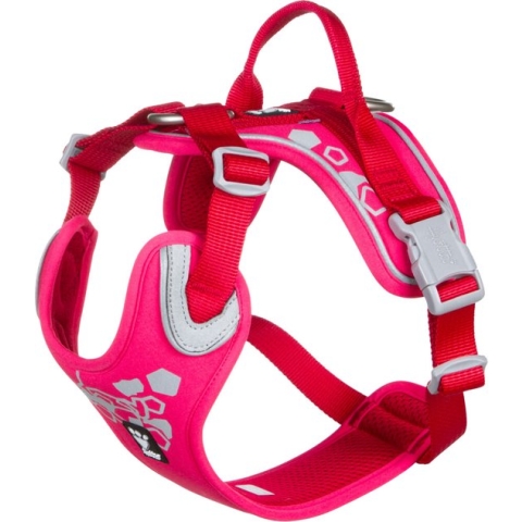 Hurtta - Hondentuig - Weekend Warrior - Harness voor Honden - Kleur: Ruby - Borstomvang: 80-100 cm