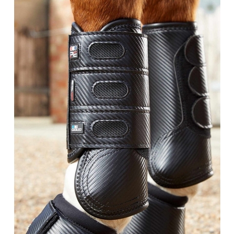 Premier Equine Carbon Tech Aircooled Eventing beschermers Voorbeen - maat S - black