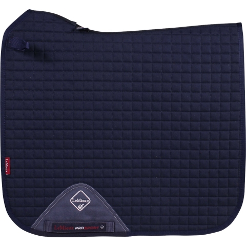 Le Mieux Cotton Dressage pads - Navy - Maat Large