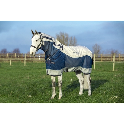 Horseware Rambo Summer Series Turnout 0gr - maat 155/206 - navy/grey