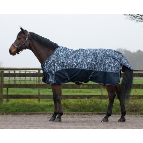 QHP Winterdeken turnout luxe 300gr 85/115 cm Grijs