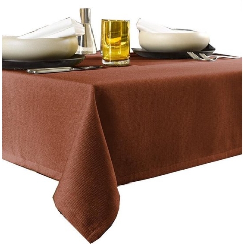 De Witte Lietaer Tafellaken Rond, Terracotta - Ø 190 cm - 100% Polyester
