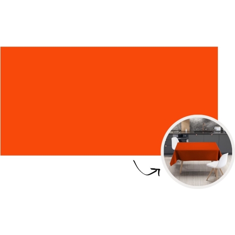 Tafelkleed - Tafellaken - 260x130 cm - Sienna - Aarde - Kleuren - Effen - Binnen en Buiten