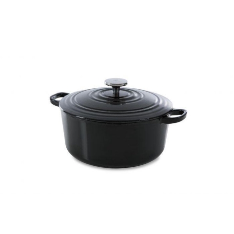 BK Bourgogne braadpan Ø 24 cm - zwart - gietijzer - inductie