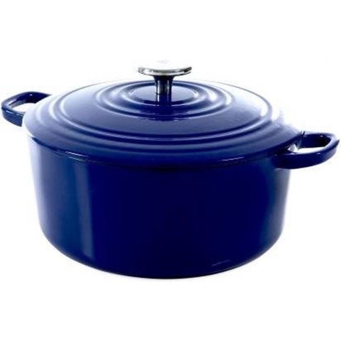 BK Bourgogne braadpan Ø 24 cm - blauw - gietijzer - inductie