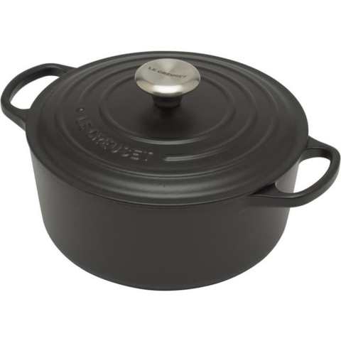 Le Creuset Signature Braadpan - 4,2 l - 24 cm - Zwart