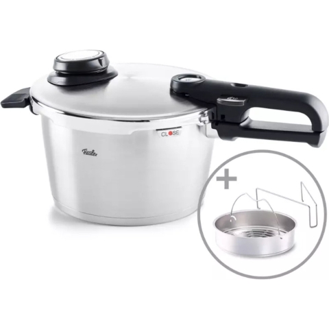 Fissler Vitavit Premium Snelkookpan met Inzet - 4,5L