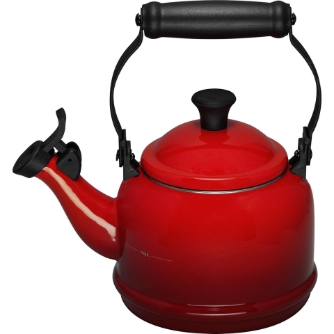 Le Creuset Demi Fluitketel - 1,1 l - Kersenrood