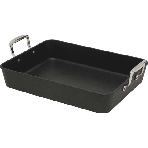 Le Creuset Braadslede Les Forgées TNS Zwart 35 x 27 cm / 5.5 Liter