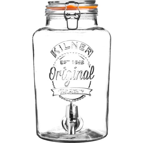 Kilner Drankdispenser - Met kraantje - In cadeauverpakking - 8L