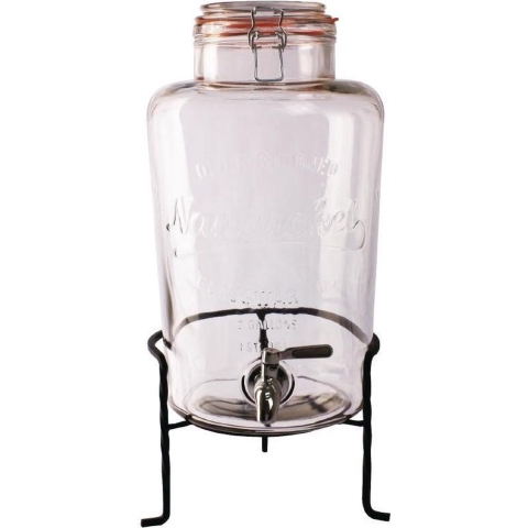 Olympia Retro Waterdispenser met standaard - 8,5 liter - Glas