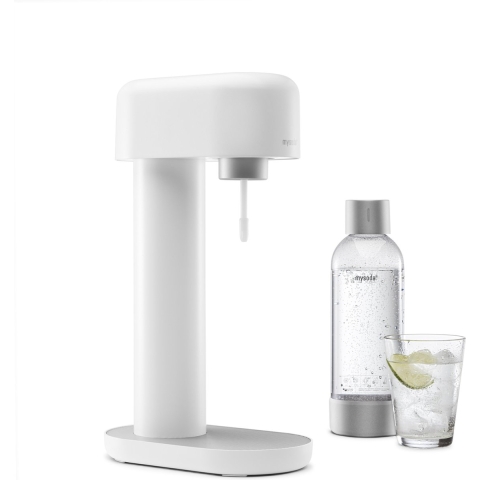 Mysoda Ruby white - aluminium, design bruiswatertoestel