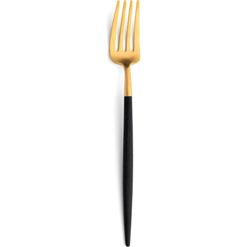 Cutipol Goa - Dessertvork - Zwart/Goud (6 stuks)