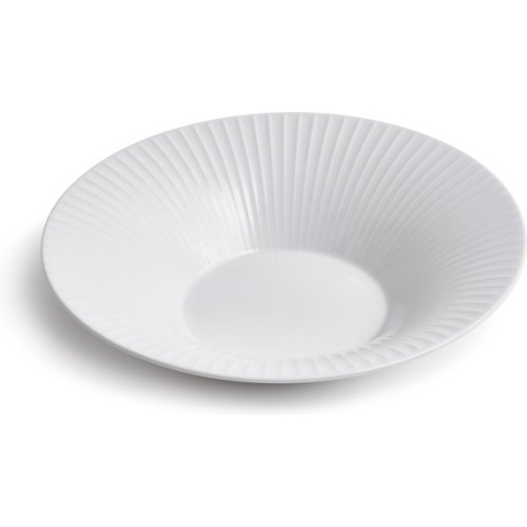Kähler Design Hammershøi Diep Bord - Ø 26 cm - Porselein - Wit