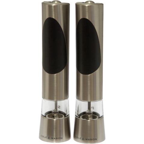 Cole & Mason Precision Richmond Peper- & Zoutmolenset - Elektrisch - Rvs - 21,5cm