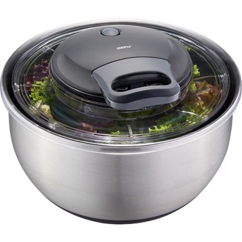 Sladroger/Slacentrifuge, Ø25 cm, 4.5 L, Hoogwaardig RVS & Kunststof - GEFU | PULLIT