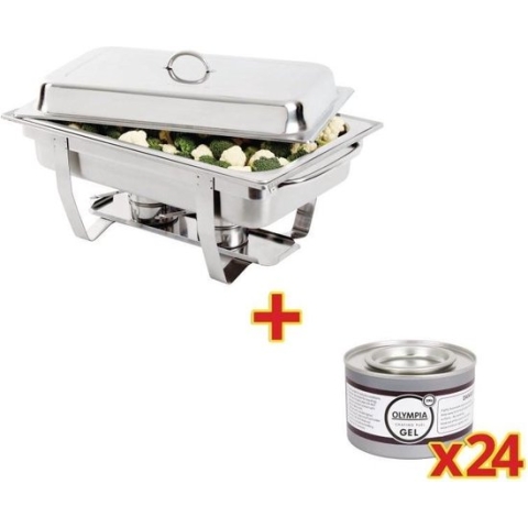 Chafing Dish | Olympia Milan | x24 Olympia brandpasta gel