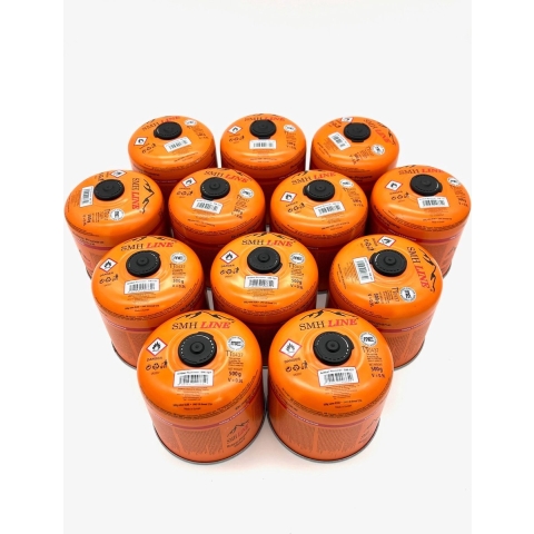 SMH LINE® Gascartridge - 24x 500g - Gascartouche - Schroefventiel